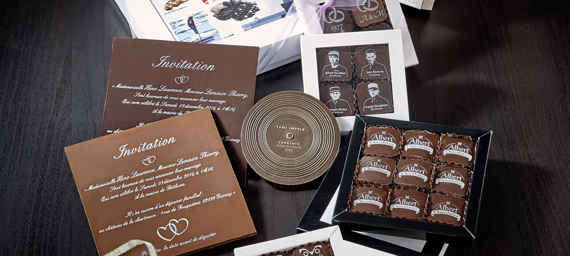 Personnalisation - Albert Chocolatier